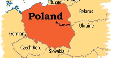 Warszawa på kort